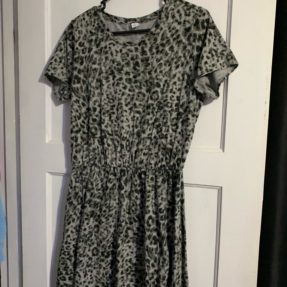 Cheetah print dress